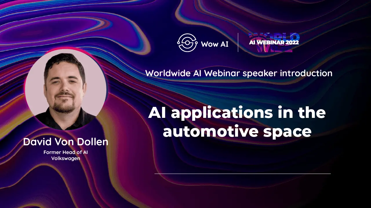 AI applications in the automotive space